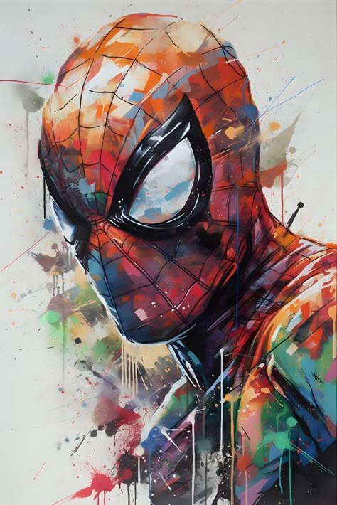 Calligram Art, Spiderman Watercolor, Marvel Paintings, Marvel Superheroes Art, Avengers Art, Dreamy Artwork, Peggy Carter, Marvel Comics Wallpaper, Watercolor Images