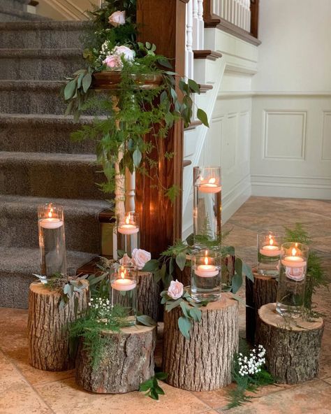 25 DIY Tree Stump Ideas To Spruce Up Every Corner - 164 Tree Trunk Decoration Ideas, Tree Stump Wedding Decor, Diy Tree Stump Ideas, Tree Stumps Diy, Tree Stump Ideas, Tree Stump Decor, Indoor Landscaping, Stump Ideas, Lighting Your Garden