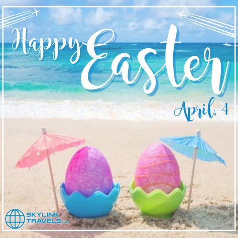 Wishing🎊🎉 all the friends around the world🌍 a safe and a blessed 🎆🎇Happy Easter 🤩from Skylink Travels Team. Srećan Uskrs, Oahu Vacation, Easter Service, The Beach People, Colored Eggs, Happy Easter Wishes, Happy Easter Everyone, Easter Images, Easter Wishes