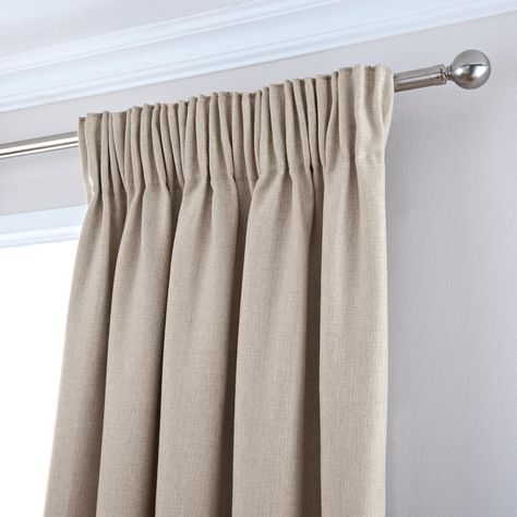 Fancy Curtains, Curtains Style, Curtains Dunelm, Natural Curtains, Wood Floor Design, Pencil Pleat Curtains, Living Room Decor Neutral, Pleat Curtains, Plain Curtains