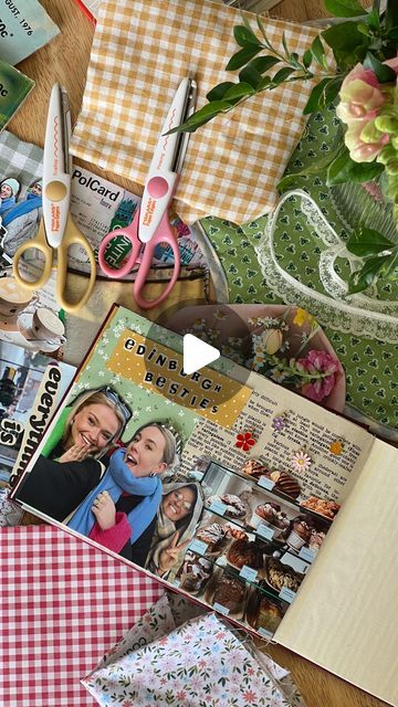 lalanya jade [la-lane-ya] on Instagram: "scrapbooking edinburgh!!🧣🌨️   @alixpicken @hollygoodall 🫶🏼 #scrapbooking #scrapbookwithme #journaling" May 22, Edinburgh, Scrapbook Pages, Jade, Scrapbooking, Notebook, On Instagram, Quick Saves, Instagram