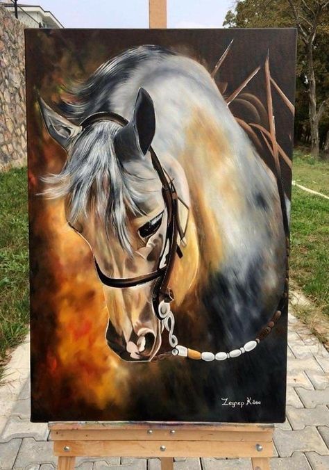 Horse Paintings Acrylic, Stretching Canvas, Painting On Canvas For Beginners, Canvas Painting Ideas For Beginners, Horse Canvas Painting, Horse Art Drawing, Fall Canvas Painting, Painting Ideas For Beginners, Christmas Paintings On Canvas