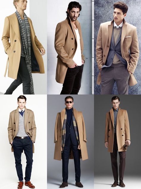 Thanks God I have one ;p Beige Coat Outfit Men Formal, Mens Beige Overcoat Outfit, Beige Overcoat Men Outfit, Beige Blazer Men, Brown Overcoat Men Outfit, Mens Beige Trench Coat Outfit, Beige Overcoat Men Outfit Korean, Men's Capsule Wardrobe, Camel Outfit