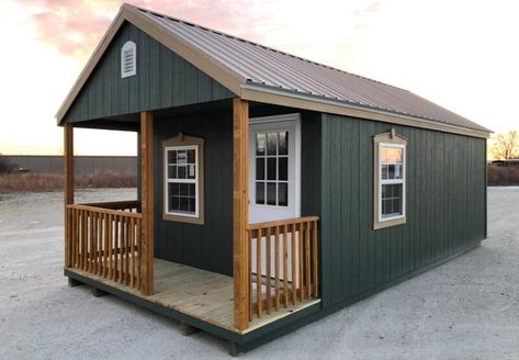 Shed To House Conversion, Shed To House, Livable Sheds, Converted Shed, Portable Storage Buildings, Shed Tiny Home, Shed Tiny House, Shed Cabin, Diy Tiny House