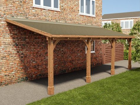 Lean To Carport, Curved Pergola, Lean To Roof, Lean To Shed, Carport Designs, Pergola Design, Deck With Pergola, Patio Roof, Garage Shelving