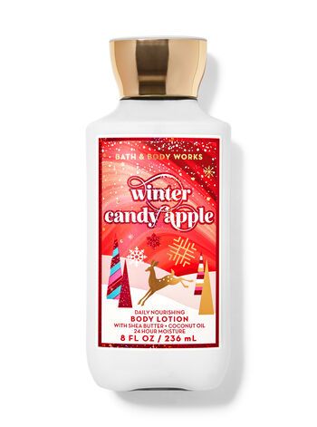 Christmas Lotion, Winter Lotion, Bath & Body Works, Winter Candy Apple, Winter Rose, Candy Apple, Candy Apples, Fragrance Mist, Fragrance Notes