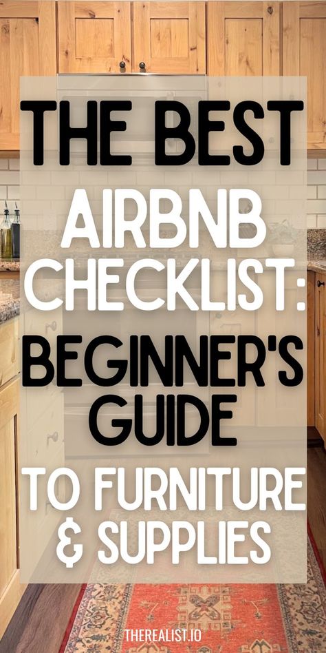 100+ Crucial Items for Your Airbnb The Ultimate Airbnb Checklist for First-Time Hosts Decorate Airbnb, Airbnb Checklist, Air Bnb Tips, Airbnb Reviews, Vrbo Host, Vacation Rental Host, Best Airbnb, Airbnb House, Airbnb Design