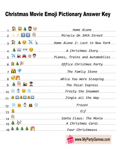 Free Printable Christmas Movie Emoji Pictionary Quiz Christmas Movie Emoji Game Answers, Emoji Christmas Movie Game, Christmas Emoji Game Free Printable With Answers, Holiday Emoji Game, Christmas Movie Games Free Printable, Christmas Quiz Ideas, Emoji Movie Quiz Answers, Christmas Movie Trivia Printable, Emoji Christmas Song Game