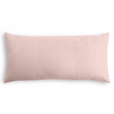 Winston Porter Reneau Linen Lumbar Pillow Size: 12" x 24", Color: Blush Pink Pink Throws, Pink Throw Pillows, Rectangular Pillow Cover, The Pillow, Pink Pillows, Linen Pillow Covers, Color Blush, Pillow Collection, Pink Linen