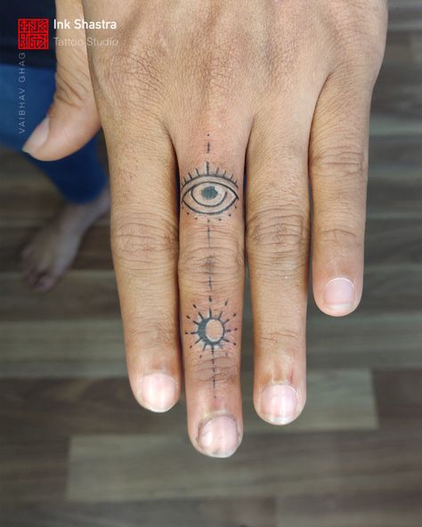 Theeye eye sun finger tattoo art inkshastra female devileye devil najarband Devil Eye Tattoo, Eyes Tattoo, Devil Eye, Eye Tattoo, Tattoo Work, Negative Energy, Tattoo Studio, The Eye, Energy