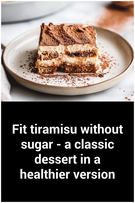 🍰🎉 Love Tiramisu but watching your sugar intake? We've got the perfect solution for you! Dive into our recipe for a fit version of Tiramisu that's just as delicious but much healthier! 

🌟 Ingredients:
- 250 g light mascarpone cheese
- 3 large eggs
- 1 teaspoon of vanilla extract
- 2-3 tablespoons of xylitol or other natural sweetener
- 200 ml of strong, cool espresso
- About 150 g of whole wheat or gluten-free sponge cakes
- Cocoa for sprinkling (no sugar added)

🍴 Step-by-step guide to creati… Gluten Free Sponge Cake, Sponge Cakes, Italian Dessert, Tiramisu Recipe, Sugar Intake, Mascarpone Cheese, Classic Desserts, Italian Desserts, No Sugar