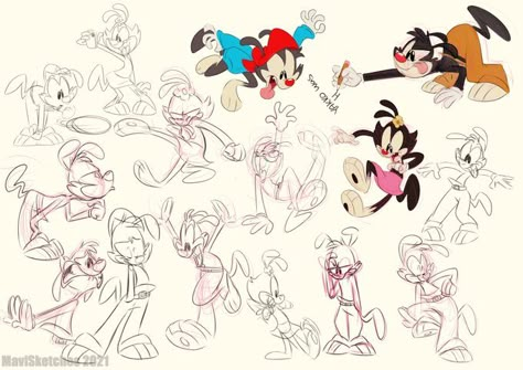 Animaniacs Fanart, Ideas For Digital Art, Rubberhose Cartoon, Animaniacs Characters, Dot Warner, The Animaniacs, Yakko Warner, Wakko Warner, Warner Siblings