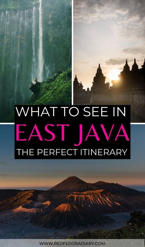 best things to do in east java indonesia East Java Indonesia, Java Itinerary, Vibe Board, Red Fedora, Volcanic Mountains, Asia Trip, Bali Beaches, Solo Trip, East Java