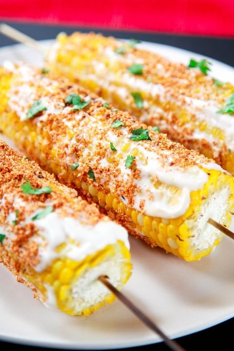 The Ultimate Mexican Street Corn Recipe Elote Recipe, Mexican Street Corn Recipe, Labor Day Recipes, Street Corn Recipe, Healthy Mexican Recipes, Bbq Side Dishes, Mexican Corn, Best Mexican Recipes, Corn Recipe