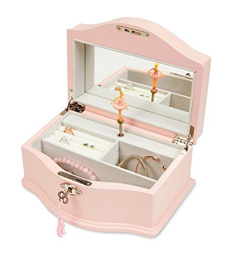 Magical Stuff, Jewelry Music Box, Jewelry Box With Lock, Ballerina Jewelry Box, Ballerina Jewelry, Box With Lock, Pink Amazon, Musical Jewelry Box, Musical Box