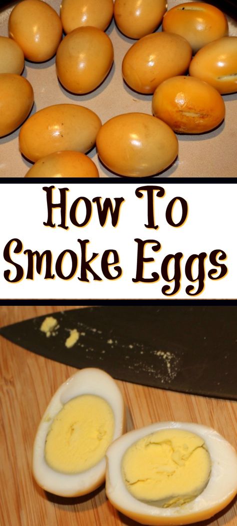 Smoked Eggs Traeger, Smoked Eggs In Smoker, Smoked Eggs, Smoked Deviled Eggs, Pellet Smoker Recipes, Homemade Smoker, Deviled Eggs Easy, Smoker Cooking, Pellet Grill Recipes