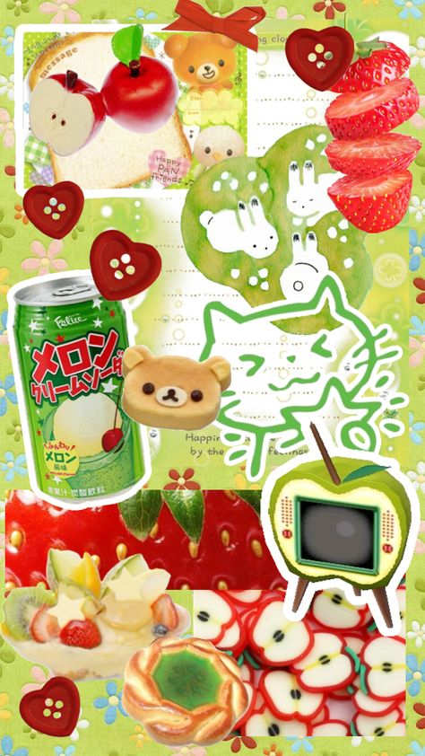 💚🍎 #green #juminocore #kawaii #cute #wallpaper #red #apple #strawberry #🩷 #idk Cute Food Wallpaper Backgrounds, Fitbit Wallpaper Aesthetic, My Core Wallpaper, Apple Asthetics Wallpaper, Green Wallpaper Drawing, Cute Aesthetic Wallpaper Green, Sweets Aesthetic Wallpaper, Cute Repeating Patterns, Wancore Wallpaper