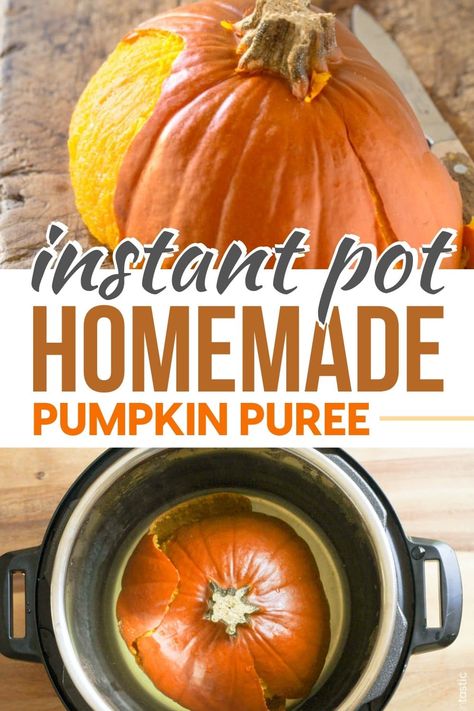 Whole Pumpkin, Paleo Roast, Pumpkin Puree Recipes, Homemade Pumpkin Puree, Paleo Recipes Easy, Roast Pumpkin, Easy Paleo, Easy Instant Pot Recipes, Gluten Free Recipes Easy