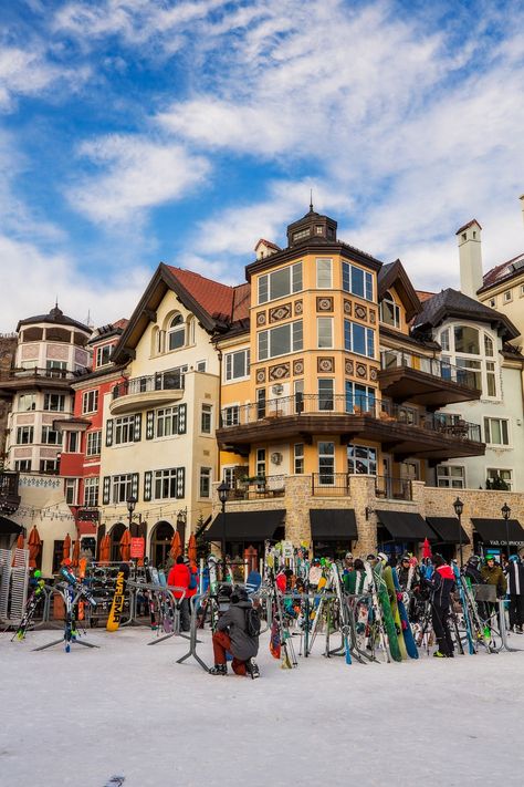 Top Things to Do in Vail Colorado! (Special Winter Edition) Vail Colorado Winter, Colorado Bucket List, Vail Village, Things To Do In Colorado, Vail Co, Fun Winter Activities, Colorado Winter, Colorado Trip, Colorado Vacation