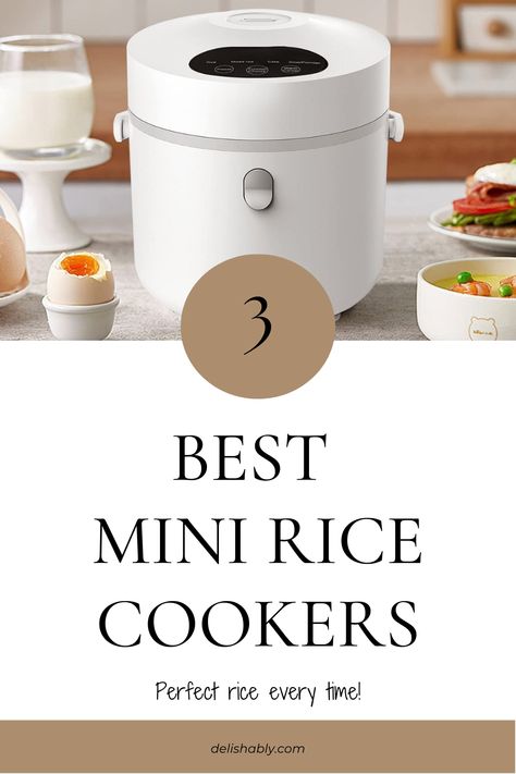 Mishcdea rice cooker, the best mini rice cookers Mini Rice Cooker Recipes, Sushi Quinoa, Dorm Things, Rice Cooker Rice, Quinoa Oatmeal, Microwave Rice Cooker, Small Rice Cooker, Best Ice Cream Maker, Mini Rice Cooker