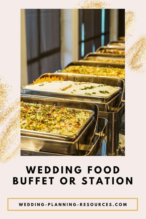 Wedding Food Buffet or Station. This or that? Are you in the middle of wedding reception planning and trying to figure out if you prefer a wedding food station over a traditional buffet style for your wedding guests? Or maybe vice-versa? Have you totched the plated meal and main course idea for your wedding reception? Dinner Stations Wedding, Food Stations At Weddings Receptions, Buffet Style Wedding Reception Display, Buffet Ideas For Wedding, Wedding Reception Stations, Buffet Style Wedding Reception Food Stations, Pasta Wedding Buffet, Pasta Bar Ideas Buffet Wedding, Pasta Station Wedding