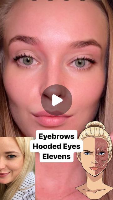 Face Yoga Hooded Eyes, Face Yoga For Hooded Eyes, Droopy Eyebrows, Frown Lines Between Eyes, Yoga Face, Facial Routine, Facial Routine Skincare, Frown Lines, Droopy Eyes