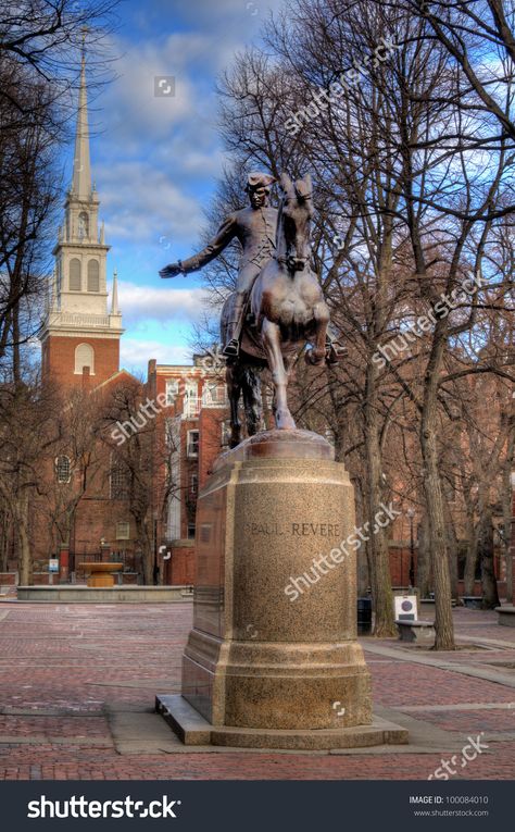 Paul Revere, Boston Massachusetts, Boston Ma, In Boston, East Coast, Massachusetts, Travel Posters, Statue Of Liberty, Boston