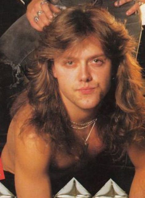 Lars Ulrich Haircut, Lars Ulrich 80s, Lars Ulrich, Silly Bands, Kirk Hammett, Luscious Hair, Hair Cut, Music Bands, Guitarist