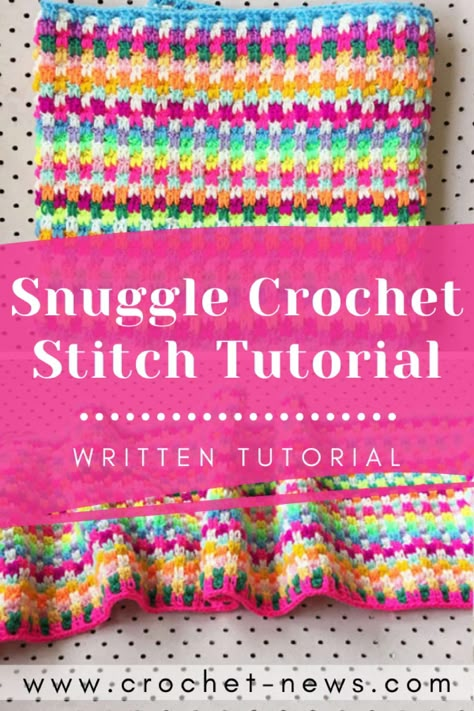 Snuggle Stitch Crochet, Snuggle Crochet, Snuggle Stitch Blanket, Crochet Patterns Blankets, Crochet Block Stitch, Crochet Blanket Stitches, Baby Piglet, Scrap Crochet, Crochet Stitch Tutorial