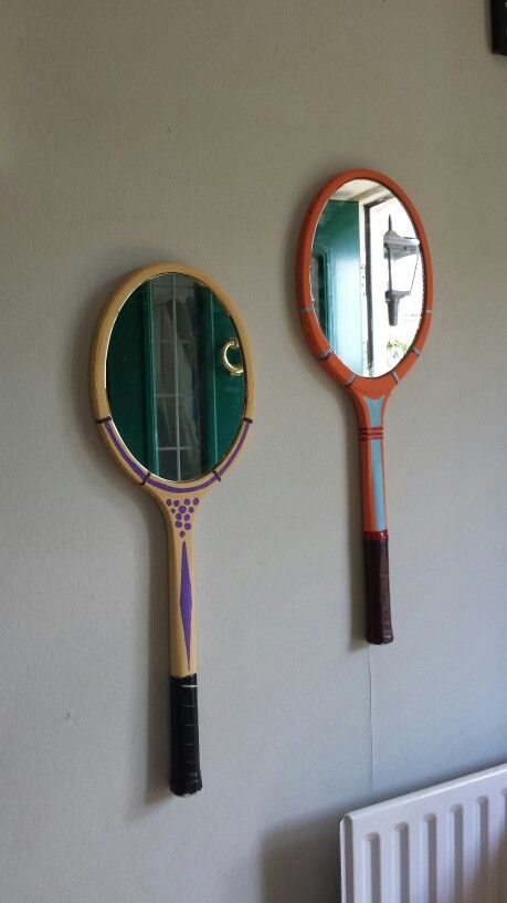 Tennis Racket Mirror, Tennis Racket Art, White Picket Fence Ideas, Picket Fence Ideas, Strange Decor, Fence Designs, Future Apartment Decor, White Picket Fence, Fence Ideas