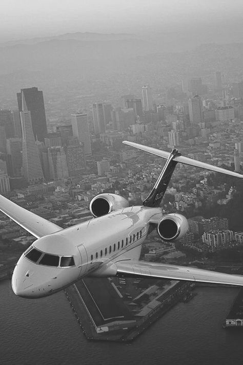 pinterest: catmacfar ❥ White Photo, The Sky, The City, Flight, Black And White, White, Black