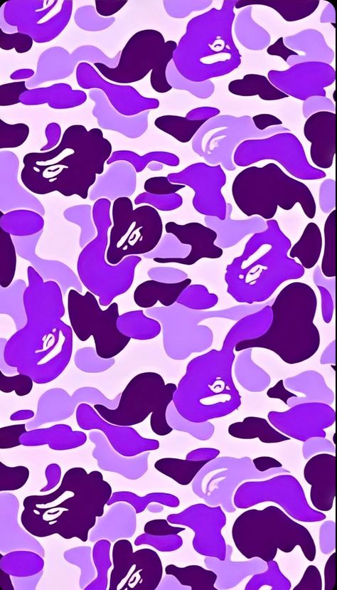 Bape Bape Camo Wallpaper, Iphone Wallpaper Purple, Bape Art, Bape Wallpaper, Bape Wallpaper Iphone, Hypebeast Iphone Wallpaper, Pretty Wallpaper Ipad, Camo Wallpaper, Bape Shark