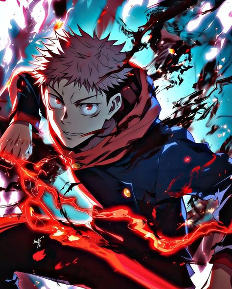 Yuji Itadori From Jujutsu Kaisen anime ♥️ 💢 The way yuji itadori take revenge of nobara and nanami is badass 🔥🔥 . Comment Your view on… | Instagram Jjk Yuji Itadori, Jjk Nanami, Yuji Jujutsu Kaisen, Jujutsu Kaisen Yuji Itadori, Jujutsu Kaisen Itadori, Jjk Art, Maki Zenin, Jujutsu Kaisen Anime, Itadori Yuji