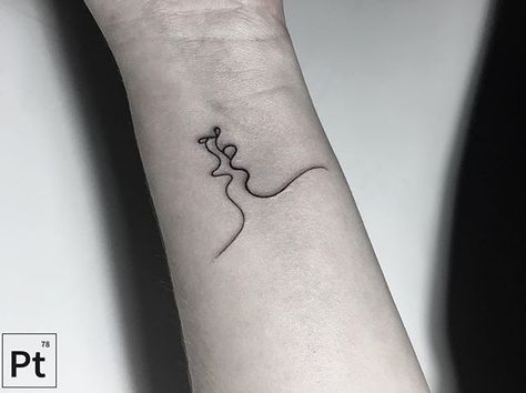 Ilustration by @quibe Torres Tattoo, Tattoo Kiss, Line Art Tattoo, One Line Tattoo, Kunst Tattoos, Tattoos Geometric, Original Tattoos, Line Art Tattoos, Unique Tattoo