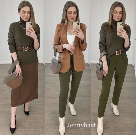 Olive Top Outfit Work, High-waisted Olive Pants For Work, Olive Military Style Work Bottoms, Green Military Style Pants For Fall, Military Style Olive Wide Leg Pants, Olive Wide Leg Military Pants, Olive Green Pants Outfit, Olive Green Outfit, Green Pants Outfit