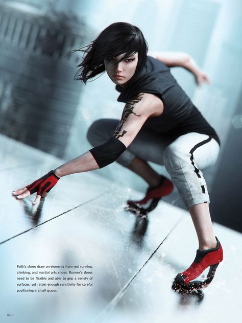 Mirror's Edge, Action Pose Reference, Drawing Body Poses, People Poses, Anatomy Poses, Female Pose Reference, Body Reference Poses, Human Poses Reference, Figure Poses