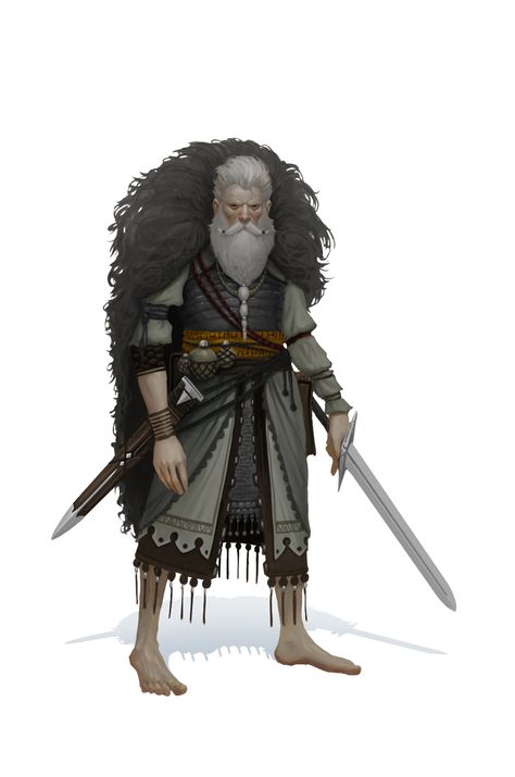 ArtStation - Old Man Swordsman, Andis Reinbergs Viking Character, Old Warrior, Medieval Drawings, Viking Men, Dark Power, My Fantasy World, Man Character, Fantasy Warrior, Dnd Characters