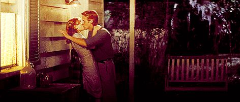 Ryan Gosling's Best Kisses on Screen and Off: We've seen Ryan Gosling smooch a lot of ladies — both on screen and off — but nothing, nothing compared to the romantic moments he shared with his The Notebook costar and ex-girlfriend, Rachel McAdams (sorry, Eva Mendes!). The Notebook Gif, Film Romance, Chemistry Between Two People, Movie Kisses, Kiss Gif, The Notebook Quotes, Best Kisses, I Love Cinema, Nicholas Sparks