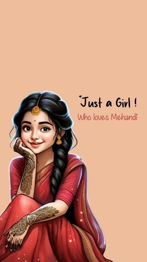 Henna Captions For Instagram, Henna Captions, Mehendi Captions, Mehendi Quotes, Mehndi Captions For Instagram, Girly Art Illustrations Beauty, Inai Pengantin, Mehendi Art, Aesthetic Profile Picture Cartoon Soft