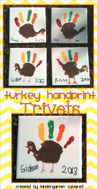 Turkey Trivets...SO Stinkin' Cute! Harvest Soup, Thanksgiving Crafts For Toddlers, Superbowl Champs, Preschool Thanksgiving, Thanksgiving Crafts Preschool, Turkey Handprint, Easy Thanksgiving Crafts, November Crafts, Thanksgiving Projects