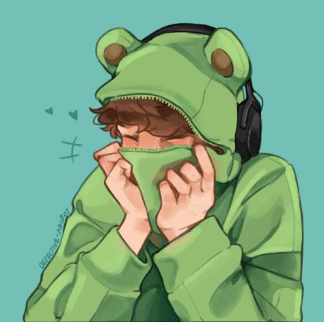 Ari🌱 on Twitter: "I had the urge to draw frog hoodie karl,,, #karljacobsfanart… " Draw Frog, Frog Hoodie, Karl Jacobs, A Frog, To Draw