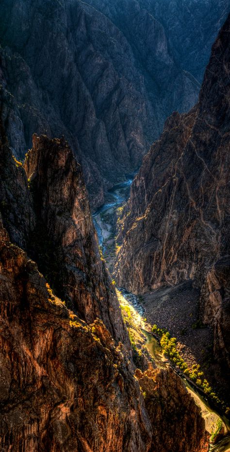 Black Canyon Colorado, Black Canyon Of The Gunnison, Gunnison National Park, Black Canyon, Afternoon Light, Late Afternoon, Painted Wall, Into The Wild, Wild West