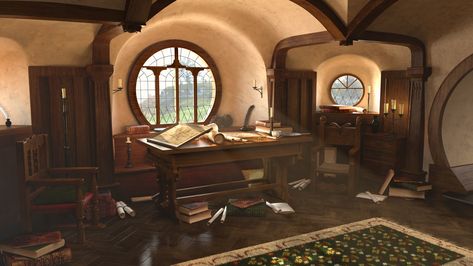 Hobbit House Interior, Hole In The Ground, Bag End, Casa Hobbit, Hobbit Hole, Cob House, Hobbit House, Earth Homes, House Inside