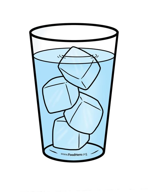 Air Cartoon, Printable Food, Glass Of Water Drawing, Glass Of Water, Glass Drawing, Water Drawing, Food Props, Cute Food Drawings, Water Glass