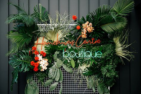 Event Concept, Tropical Orange, Neon Flowers, Lounge Style, Oh Snap, Orange Walls, Jungle Party, Floral Backdrop, Tropical Theme