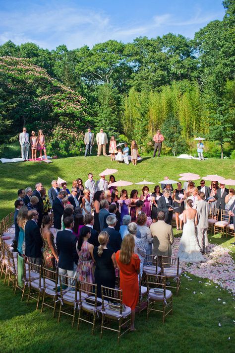 ceremony setting. Beth Helmstetter, Hampton Wedding, Corbin Gurkin, Wedding Ceremony Seating, Hamptons Wedding, South Hampton, General Ideas, Ceremony Seating, Outdoor Wedding Ceremony