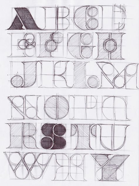 Letter Sketches Alphabet, Letter Sketch, Sketch Typography, Joseph Walsh, Typography Sketch, Lettering Logotype, Typography Drawing, Wrist Tattoo Designs, Tipografi 3d