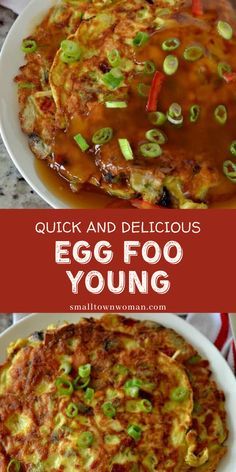 Chicken Egg Foo Young Recipe, Egg Foo Young Recipe, Chicken Egg Foo Young, Chicken Smothered, Egg Omelette, Chinese Egg, Thanksgiving Breakfast, Healthy Breakfast Recipes Easy, Easy Chinese Recipes