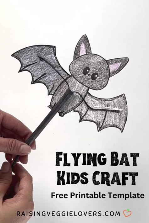 Get ready to create some fun this Halloween with an exciting flying bat craft that’s perfect for little hands! This STEM craft uses string and a straw to make the bats’ wings flap…how fun is that?! #halloween #halloweencraft #kidscraft #freetemplate #freeprintable #bat #batcraft #STEM #STEMcraft #funforkids #kidsactivitiy #halloweenactivity Bat Craft For Preschoolers, Flying Bat Craft For Kids, Easy Bat Crafts For Kids, Bats Crafts For Kids, Halloween Craft Activities For Kids, Coffee Filter Bats Halloween Craft, Bat Crafts For Kindergarten, Halloween Bat Crafts For Kids, Halloween Kids Arts And Crafts