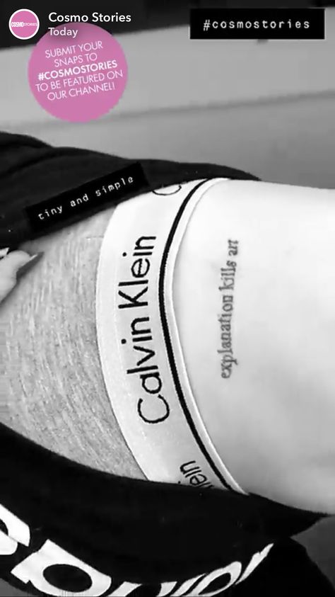 Explanation Kills Art Tattoo, Explanation Kills Art, Simple Tattoo, Tiny Tattoos, Simple Tattoos, I Tattoo, Cosmos, Tatting, Art Tattoo